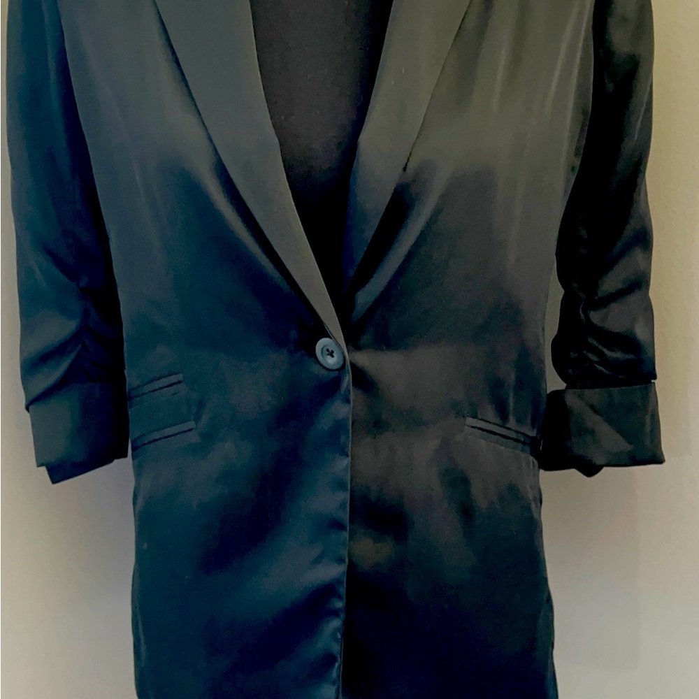 Lauren Conrad 3/4 sleeve boyfriend blazer - Picture 6 of 12